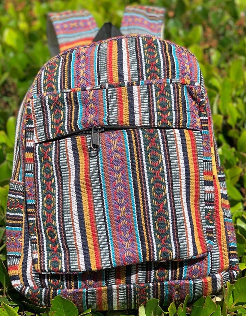 ethnic mini backpack AZTEC Mini Handwoven Cotton BACKPACK (BESTSELLER) – Hipimi
